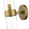 Z-Lite Datus 1 Light Wall Sconce, Rubbed Brass & Clear 4008-1S-RB - alternate 5